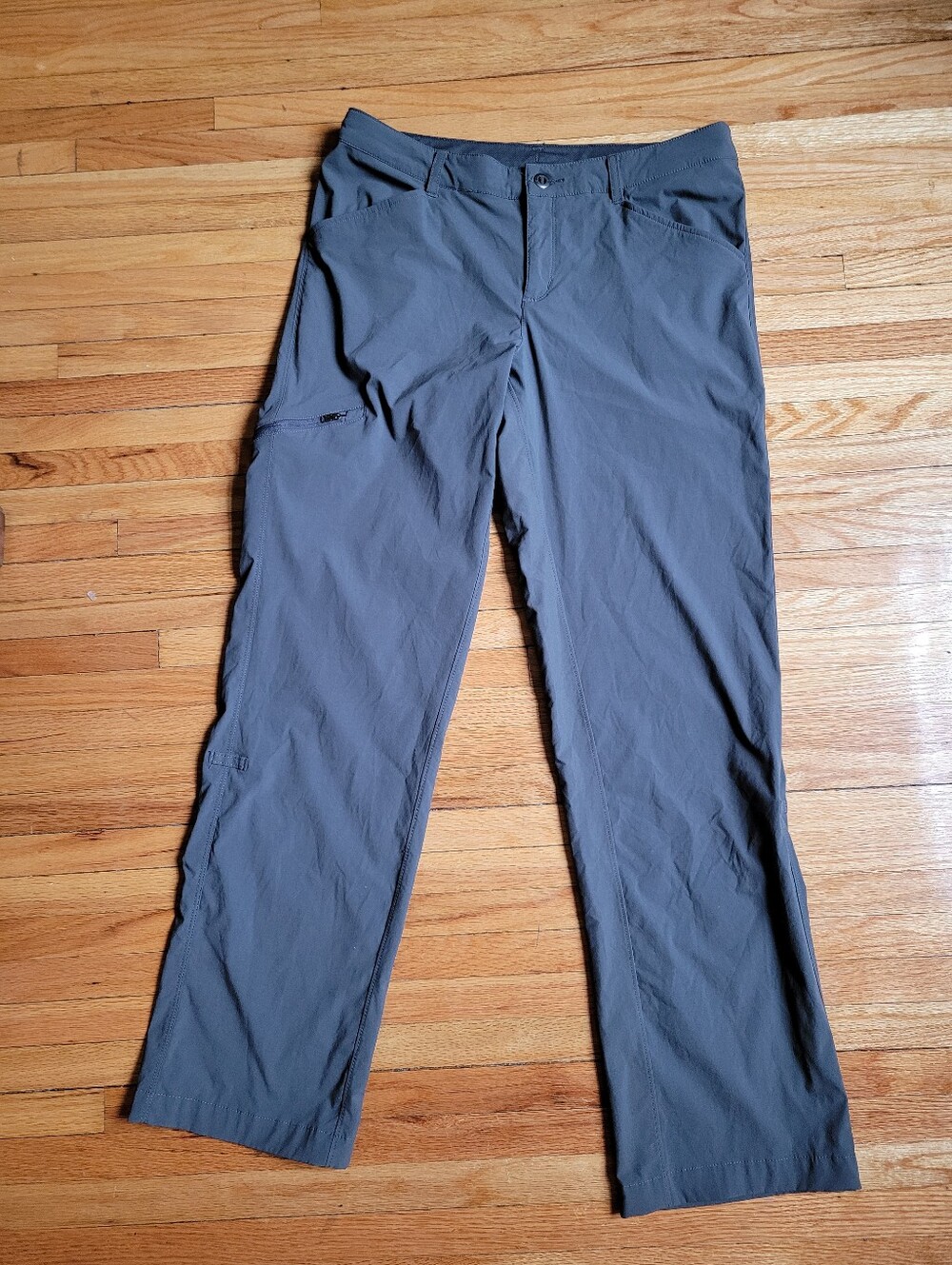 Patagonia Women's Quandary Pants 10 Regular Forge Grey Hiking Camping Gorpcore